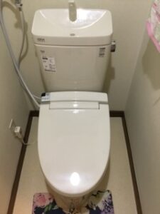 新しく交換したトイレ